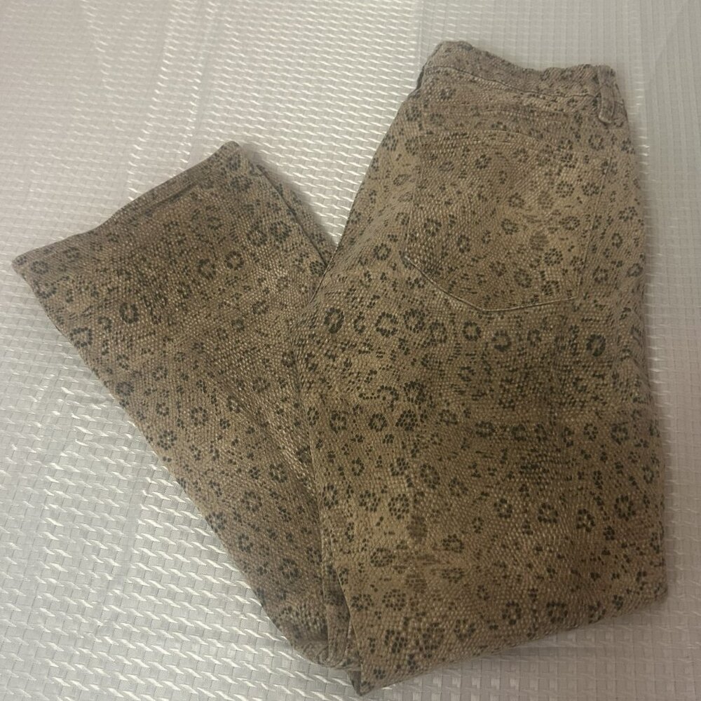 Frame Le Crop Mini Boot Python Jeans - image 4